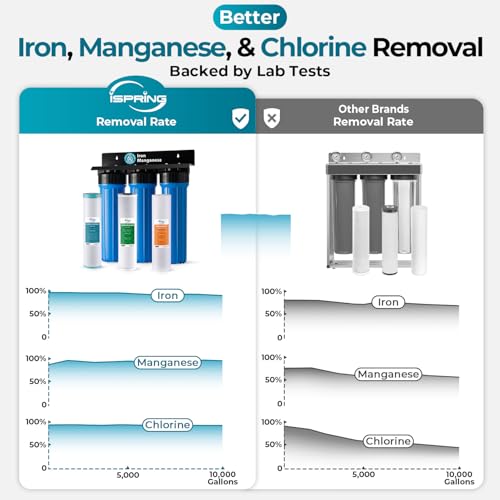 WGB32BM Iron Manganese Whole House Water Filter System