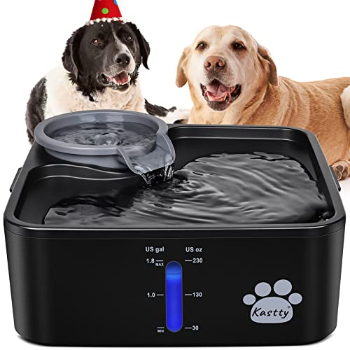 2 Gallon Dog Water Fountain Ultra Large