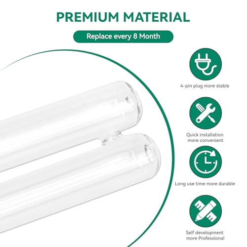2 Pack 36W UV Replacement Bulbs