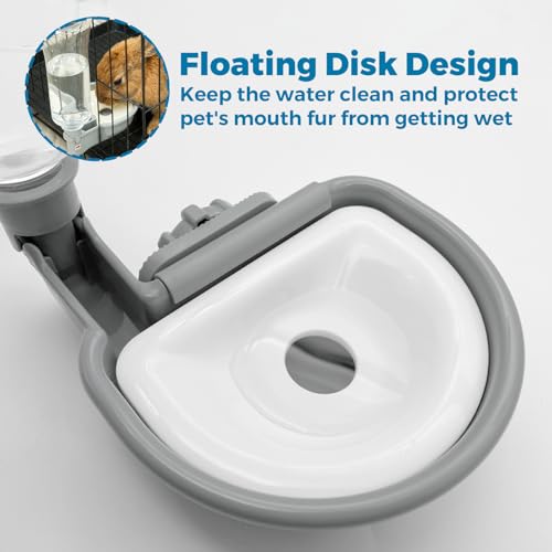Anti Splash Pet Water Bowl for Crates