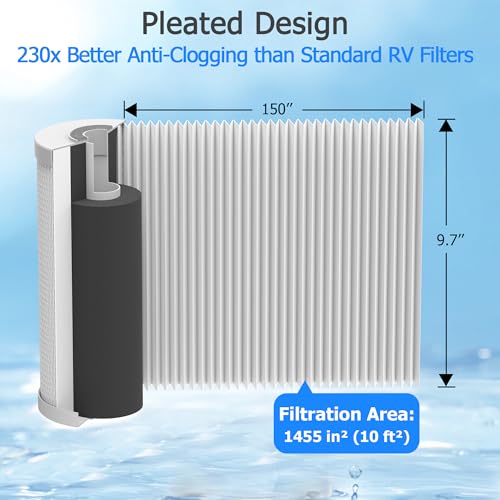 0.2 Micron 10" x 4.5" RV Water Filter Cartridge