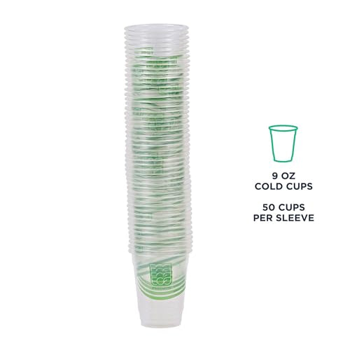 GreenStripe Clear Disposable Cold Cups (50 Count)