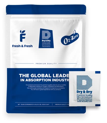 3 Gram [1000 Packets] Silica Gel Packets Silica Gel Desiccants (1000 Count)