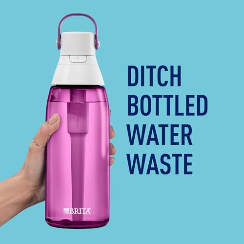 Hard Sided Plastic Premium Filtering Water Bottle