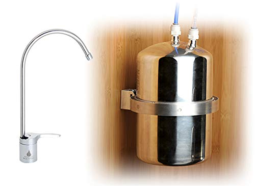 Aquaversa Model MP750 Drinking Water System With Below Sink Kit and Chrome Faucet