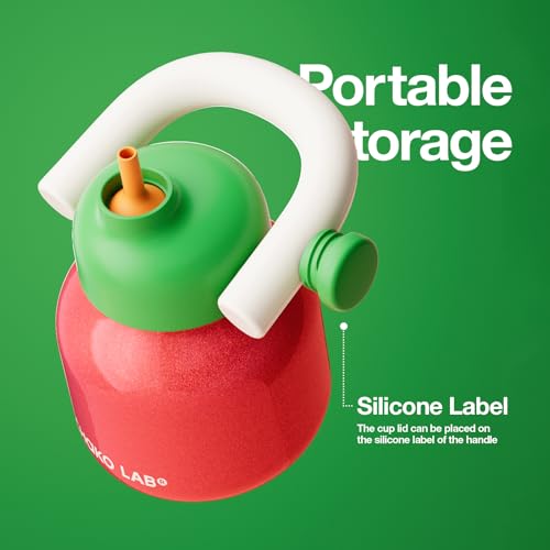 Water Bottle with Straw and Carry Handle 33oz