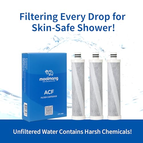 VITAMAX ACF Shower Filter Replacement Cartridge 3 PCS