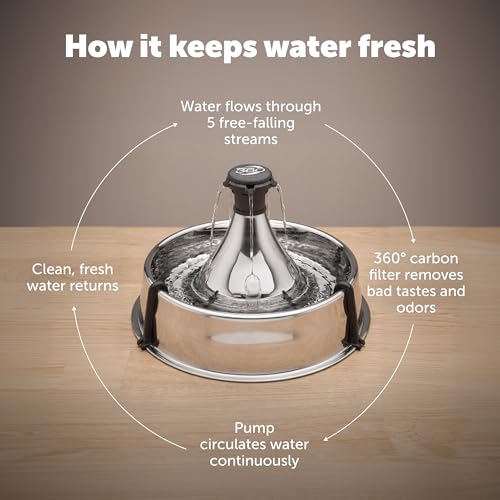Drinkwell Stainless 360 Multi