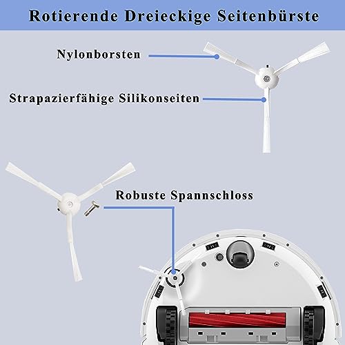 Accessories Kit Compatible with Roborock Q Revo【Not for Qrevo S
