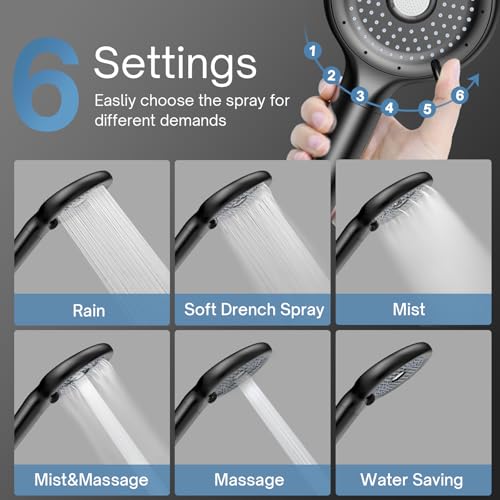 Filtered Shower Head with Handheld