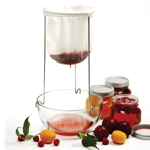 Jelly Strainer Stand with 100 Mesh Fine Strainer bag of Nylon Multipurpose use for making Jellies