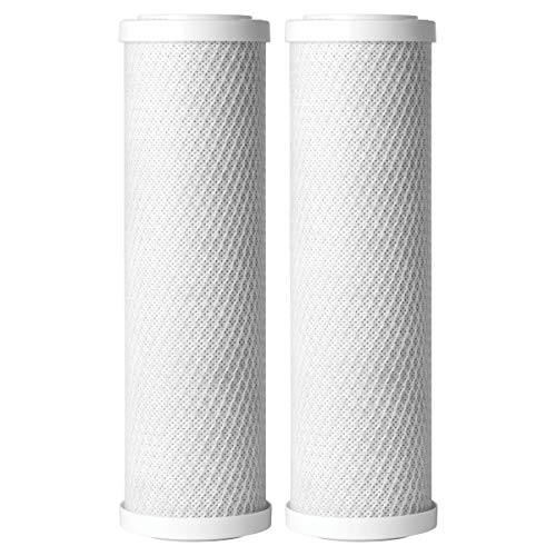 2.5"x10" 5 Micron Carbon Block Sediment Filter (2 Count)