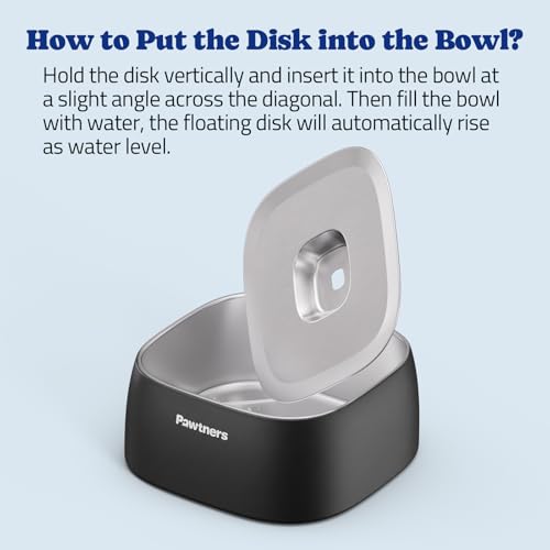 All Stainless Steel Dog Water Bowl No Spill