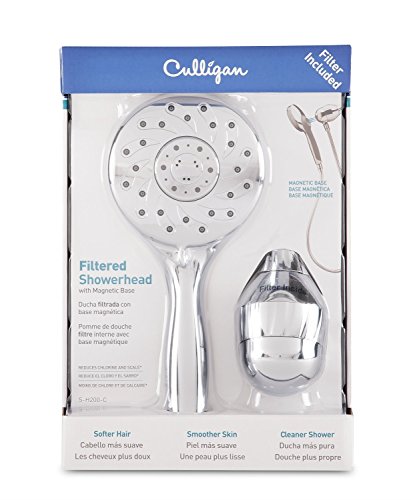 S-H200-C Hand-Held Showerhead with Magnetic Base and Filter, 10,000 Gallon, Brushed Chrome