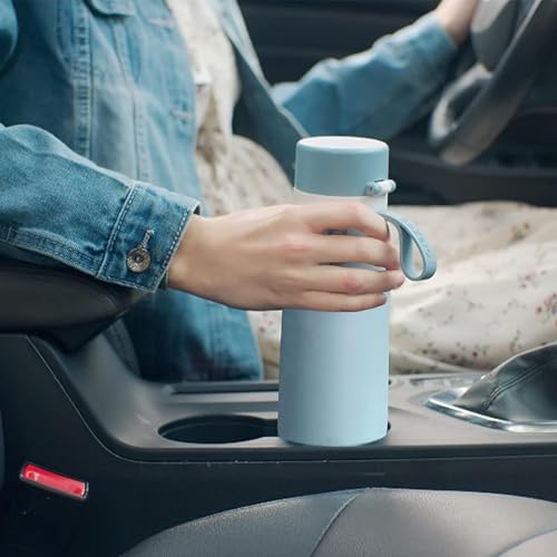 Filtered Water Bottle Stainless Steel Travel Keeps Cold 18.6oz Blue
