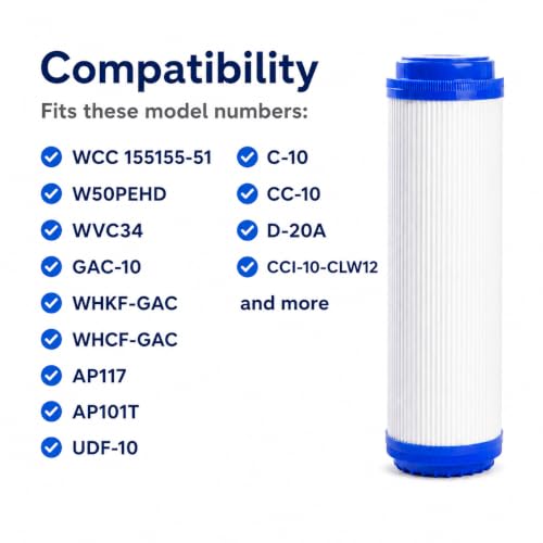 10x2.5 Granular Activated Carbon for CCI (2 Count)