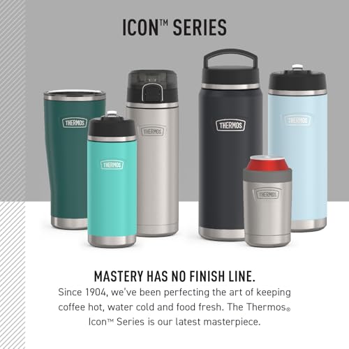 ICON SERIES Stainless Steel Water Bottle with Screw Top Lid