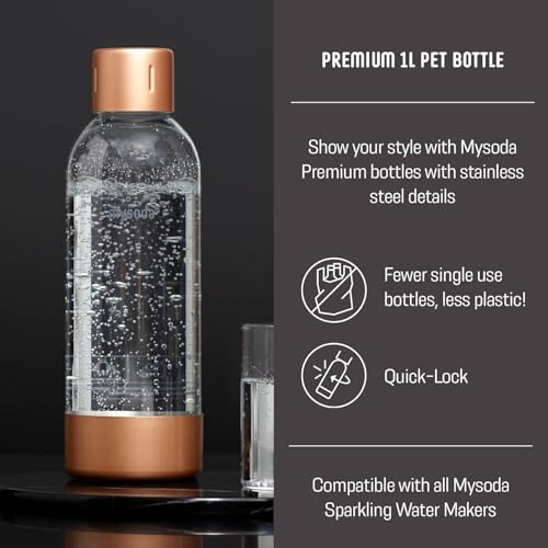 Ruby 2 Silent Soda Maker with1L Bottle