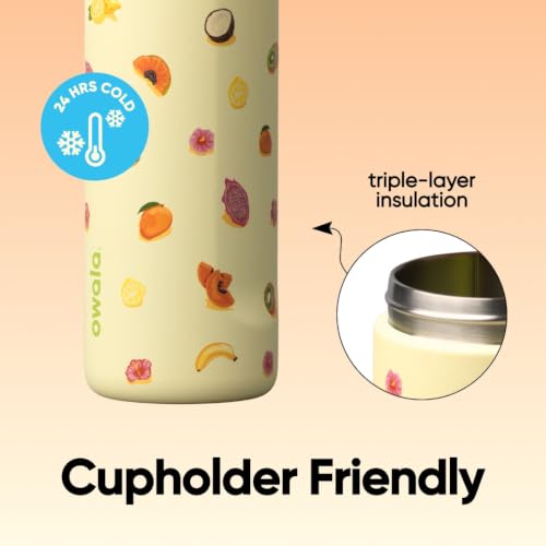 FreeSip Stainless Steel Water Bottle 24 oz Just Ripe