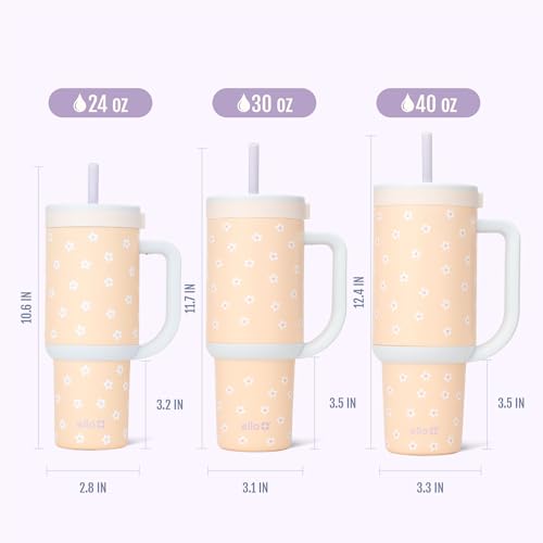 Oasis 24oz Insulated Stainless Steel Tumbler with Straw