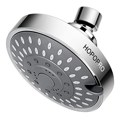 4.1 Inch High Pressure Shower Head with 5 Different Shower Spray Modes