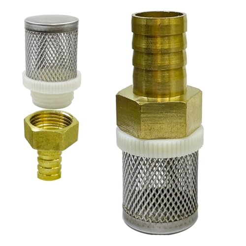 Stainless steel filter copper tube joint 16mm diameter hose connection
