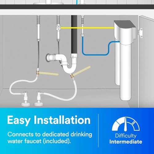 3M Aqua Pure Under Sink Dedicated Faucet Water Filtration System AP