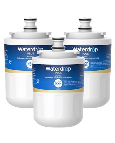 Plus UKF7003 NSF 401&53 Refrigerator Water Filter (3 Count)