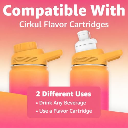 Water Bottle Compatible With Popular Flavor Cartridges