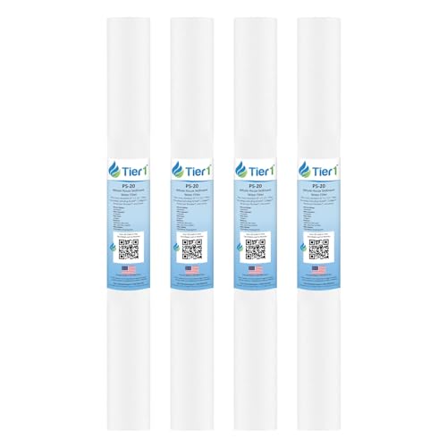 5 Micron 2.5" × 20" Sediment Water Filter (4 Count)