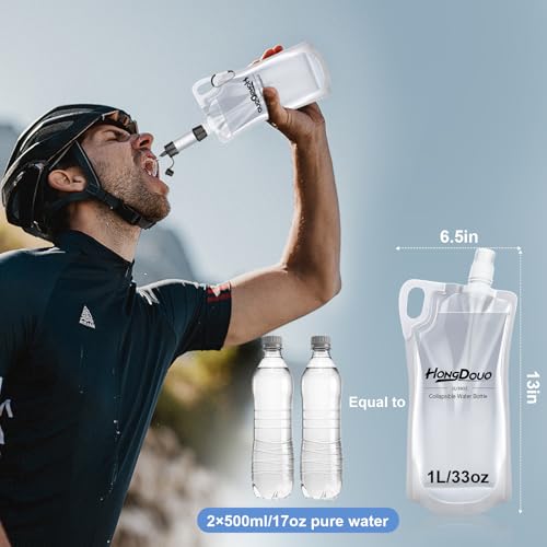 2 Pack Collapsible Water Bottles (2 Count)
