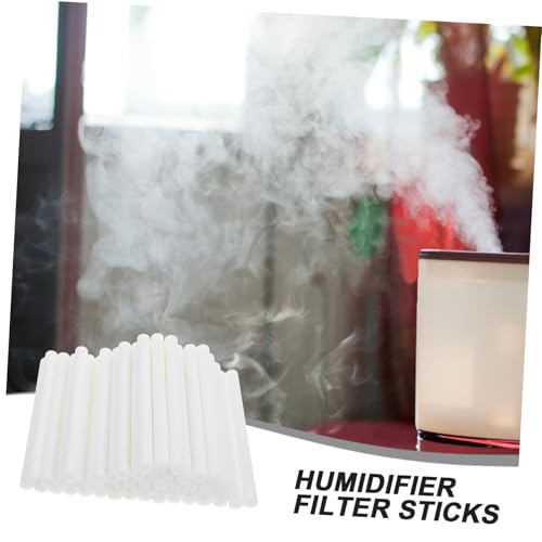 50pcs Cotton Filter Sticks for Diffuser and Humidifier 10x140mm Universal Absorbent Cotton Fragrance Replacement for Home Use