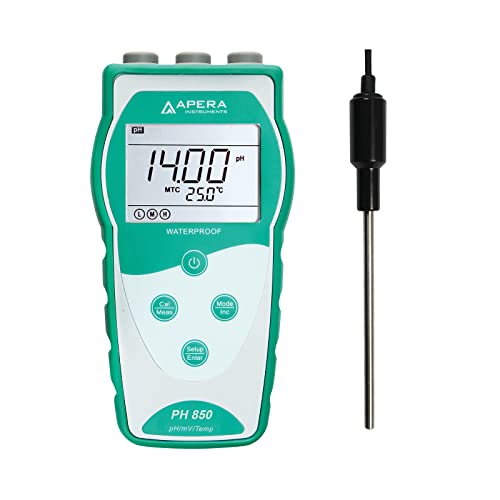 Value Series PH850 Portable pH Meter with Temperature Probe Only