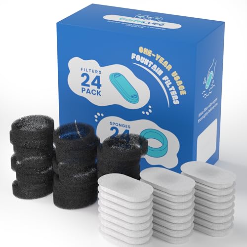 Official Tomxcute Cat Water Fountain Replacement Filters