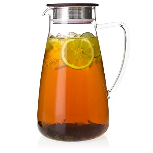 Flask Glass Iced Tea Jug 64oz