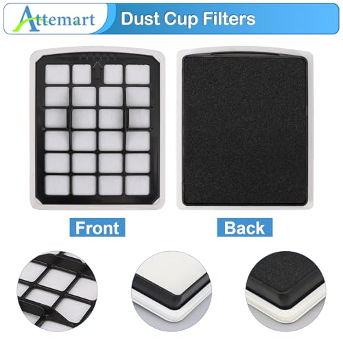 Replacment Filter Compatible with Eureka NEN186BL NEN180 Bagless (4 Count)