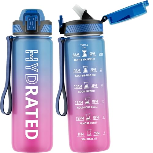 Water Bottle with Straw