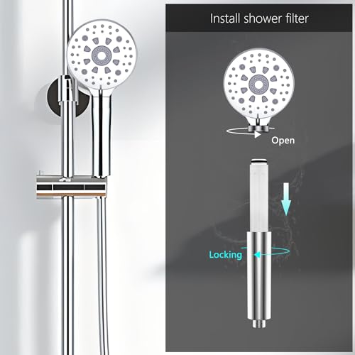 Shower Filter Compatible with FEELSO Handheld Shower Head (2 Count)