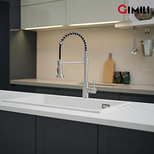 Kitchen Faucet with Pull Down Sprayer Brushed Nickel