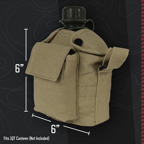 Vintage Canvas Canteen Cover Bag w