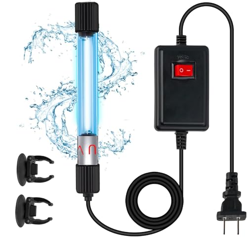 Aquarium UVC Clean Light Algae Clear Green Bloom Clean Fish Tank UVC Water Clean Lamp for Sump Pond Filter Tank