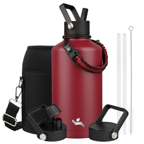 87 oz Insulated Stainless Steel Water Bottle Jug with Handle