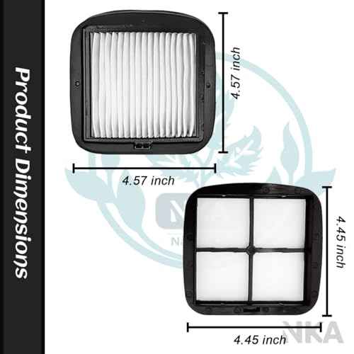 97D5 vacuum filter for bissell pet hair eraser vacuum filter Corded Handheld Vacuum 33A1 (4 Count)