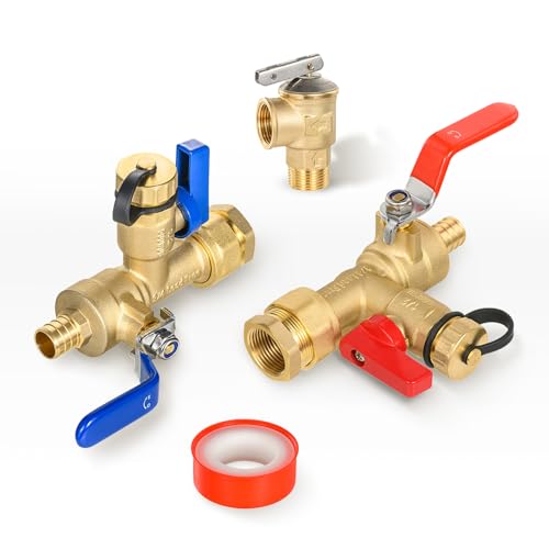 1 Set GUOFIS Tankless Water Heater Service Valve Kit