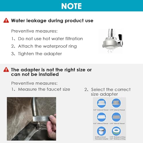 T1 Faucet Water Filter System
