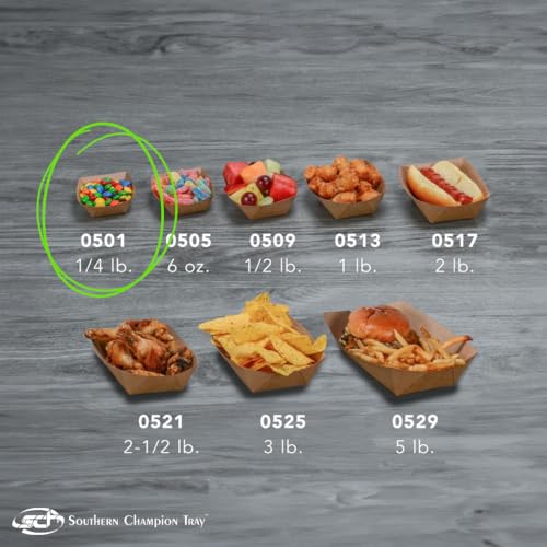0501 #25 ECO Kraft Paperboard Food Tray