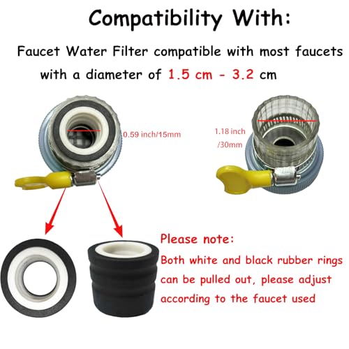 3 Pack Faucet Mount Filters (3 Count)