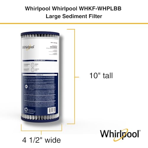 WHKF WHPLBB Whole House Large Capacity Pleated Sediment Filter