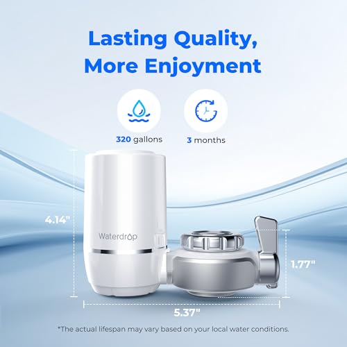 FC 01 Water Filter for Sink Faucet with 4 Filters