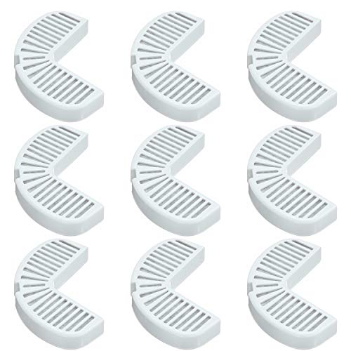 Replacement Filters for Ceramic & Stainless Steel Fountains (9 Count)